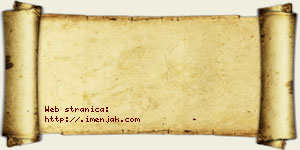 Kosta Velebit vizit kartica